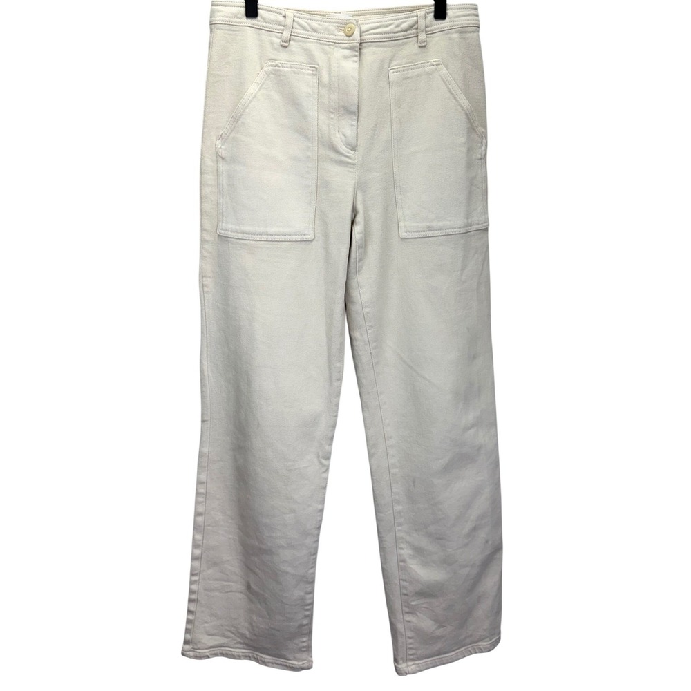Wilfred Straight Leg Jeans in Cream